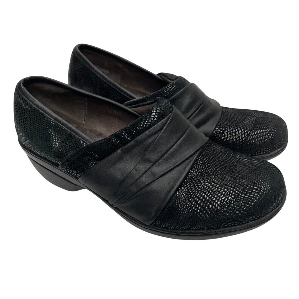Montana Black Leather Bayonne Clog Size 9.5M